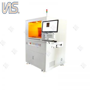 On-line five-axis glue dispenser behind furnace