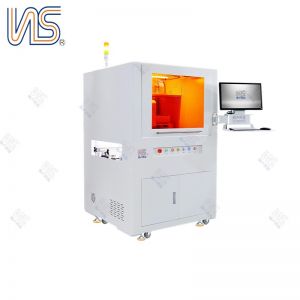 On-line five-axis glue dispenser behind furnace