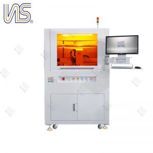 On-line five-axis glue dispenser behind furnace