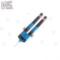 Two-component screw valve-eccentric wheel series